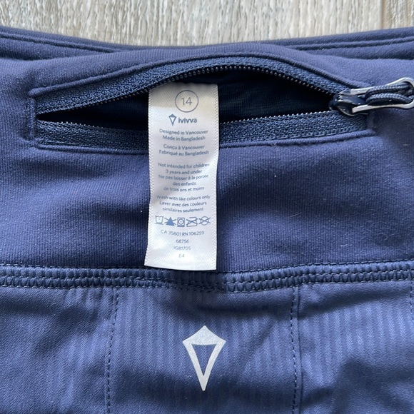 Iviva navy blue skort, size 14 - Picture 4 of 4